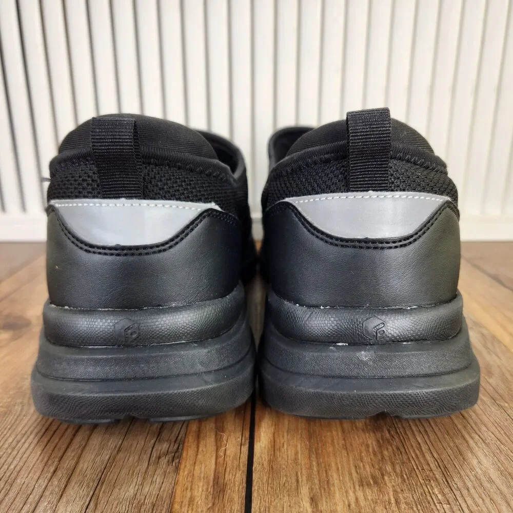 FitVille EasyTop Wings Shoes Mens Size 13.5 Extra Wide Black Orthopedic Diabetic